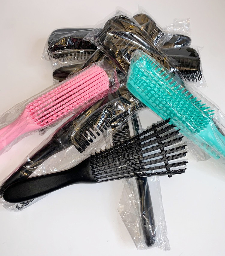 A detangling brush is a brush that has been specifically designed for hair that gets tangled or knotted easily.